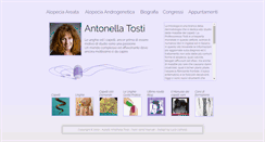 Desktop Screenshot of antonellatosti.it